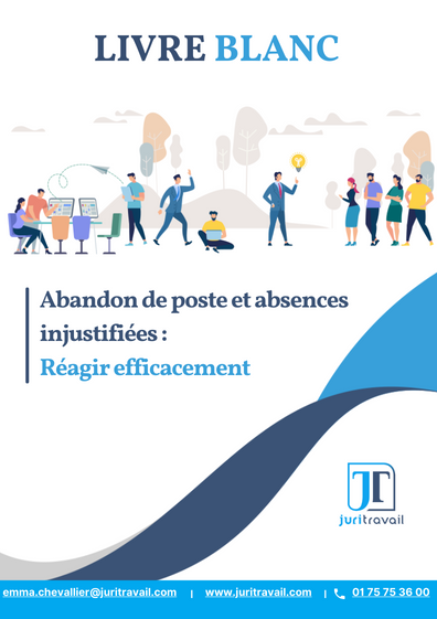 livre blanc Abandon de poste : la procédure depuis la réforme Loi Travail