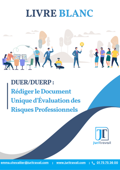 livre blanc DUER/DUERP : Rédiger le Document Unique d'Évaluation des Risques Professionnels