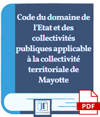 Image Code du domaine de l'Etat et des collectivités publiques applicable à la collectivité territoriale de Mayotte