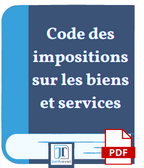Image Code des impositions sur les biens et services