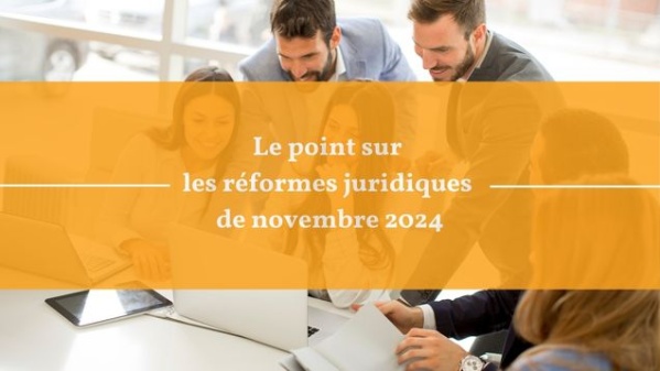 Employeurs, qu'avez-vous manqué en novembre 2024 ? Le point sur les nouvelles réformes et celles à venir !