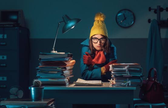 À partir de quelle température fait-il trop froid pour travailler ?