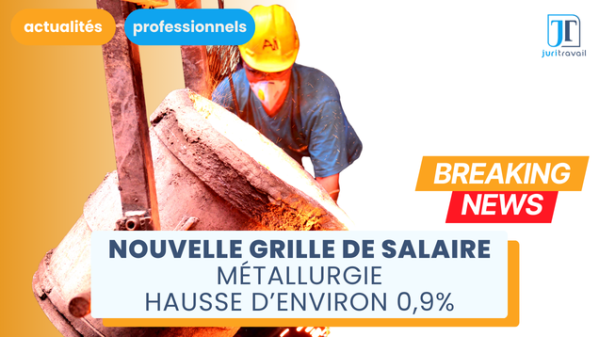 illustration pour La grille de salaires 2026 de la Convention collective unique de la Métallurgie