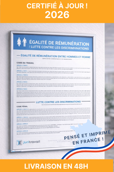 illustration pour Affichage obligatoire : Égalité de Rémunération Hommes et Femmes et Lutte contre les Discriminations
