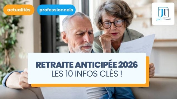 illustration pour Retraite anticipée 2026 : 10 infos pour gérer le départ d'un salarié avant l'âge légal