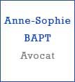 photo de Maître Anne-Sophie BAPT