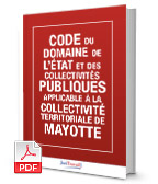 Image Code du domaine de l'Etat et des collectivités publiques applicable à la collectivité territoriale de Mayotte